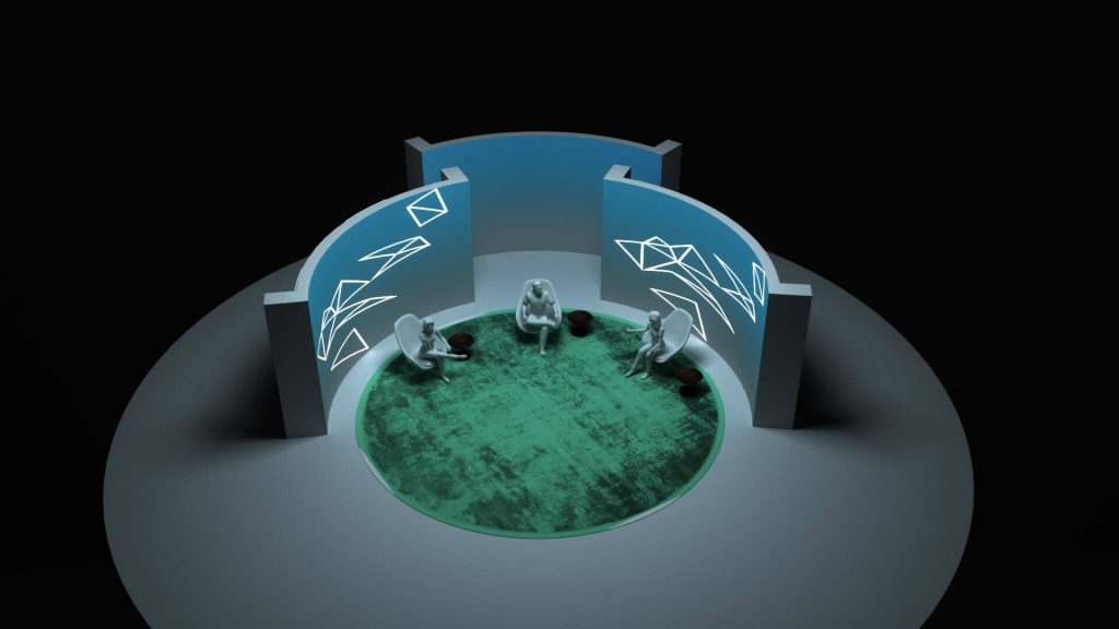 Buntspecht / Area / Stages / Corporate Streaming Studio / Rendering / Media / Kreativ / Agentur / Köln